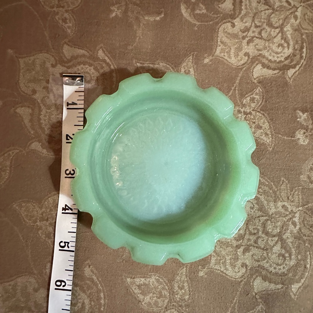 Jadeite trinket saucer